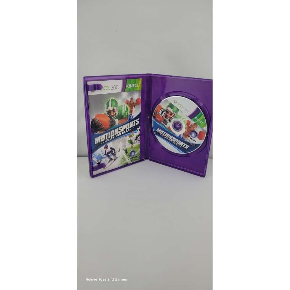 MotionSports Play For Real (Microsoft Xbox 360 2010) CIB Complete Tested Working - Picture 6 of 7